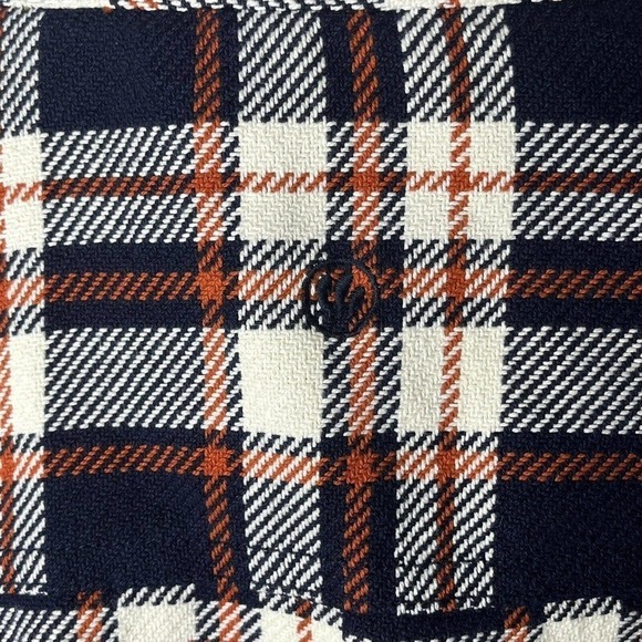 Fat Face Men’s Size XXL Tall Ryton Overshirt Shacket Heavy Outdoor Navy Plaid - Picture 7 of 11